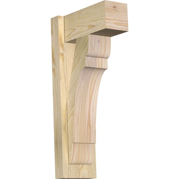 Ekena Millwork Olympic Block Rough Sawn Outlooker, Douglas Fir, 6"W x 12"D x 24"H OUT06X12X24OLY05RDF - main